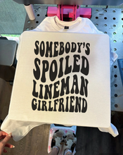 Load image into Gallery viewer, Lineman Gf TEE or CREWNECK (front &amp; back design)
