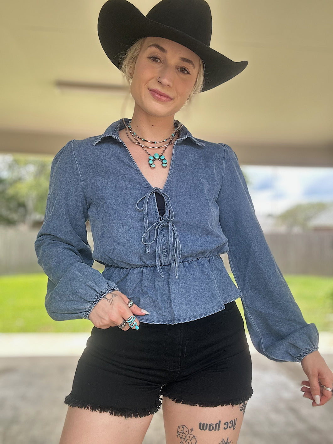 The Denim Long Sleeve