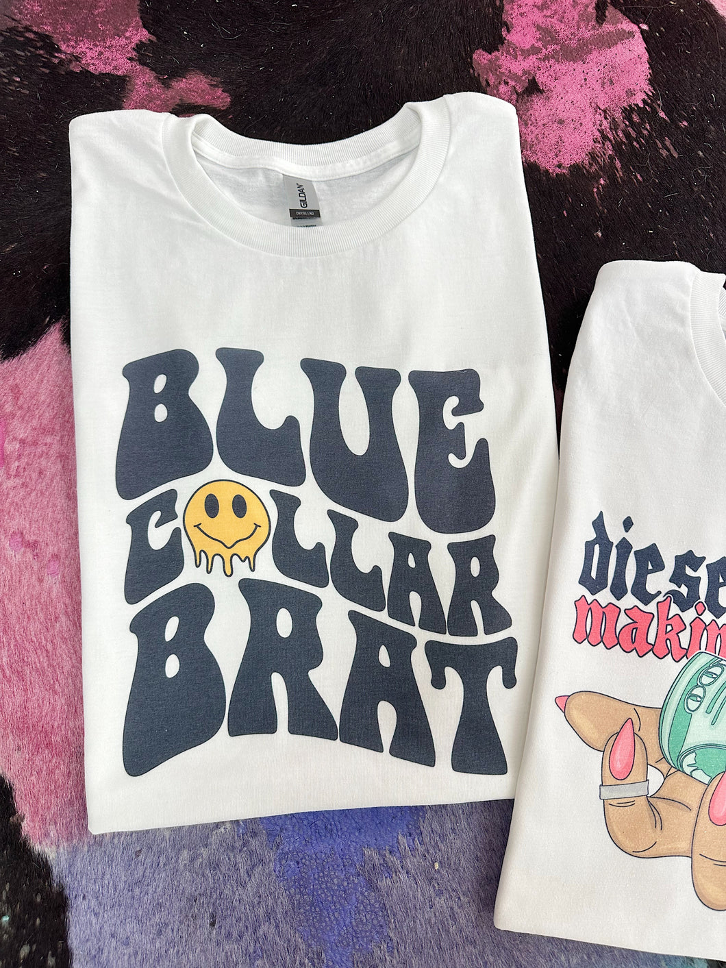 Blue Collar Brat TEE or CREWNECK