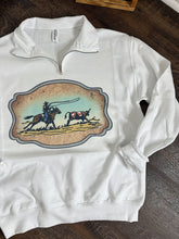 Load image into Gallery viewer, RTS Western Buckle Quarter Zip Medium
