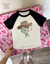 Load image into Gallery viewer, Cowboy Skelly Baby Tee
