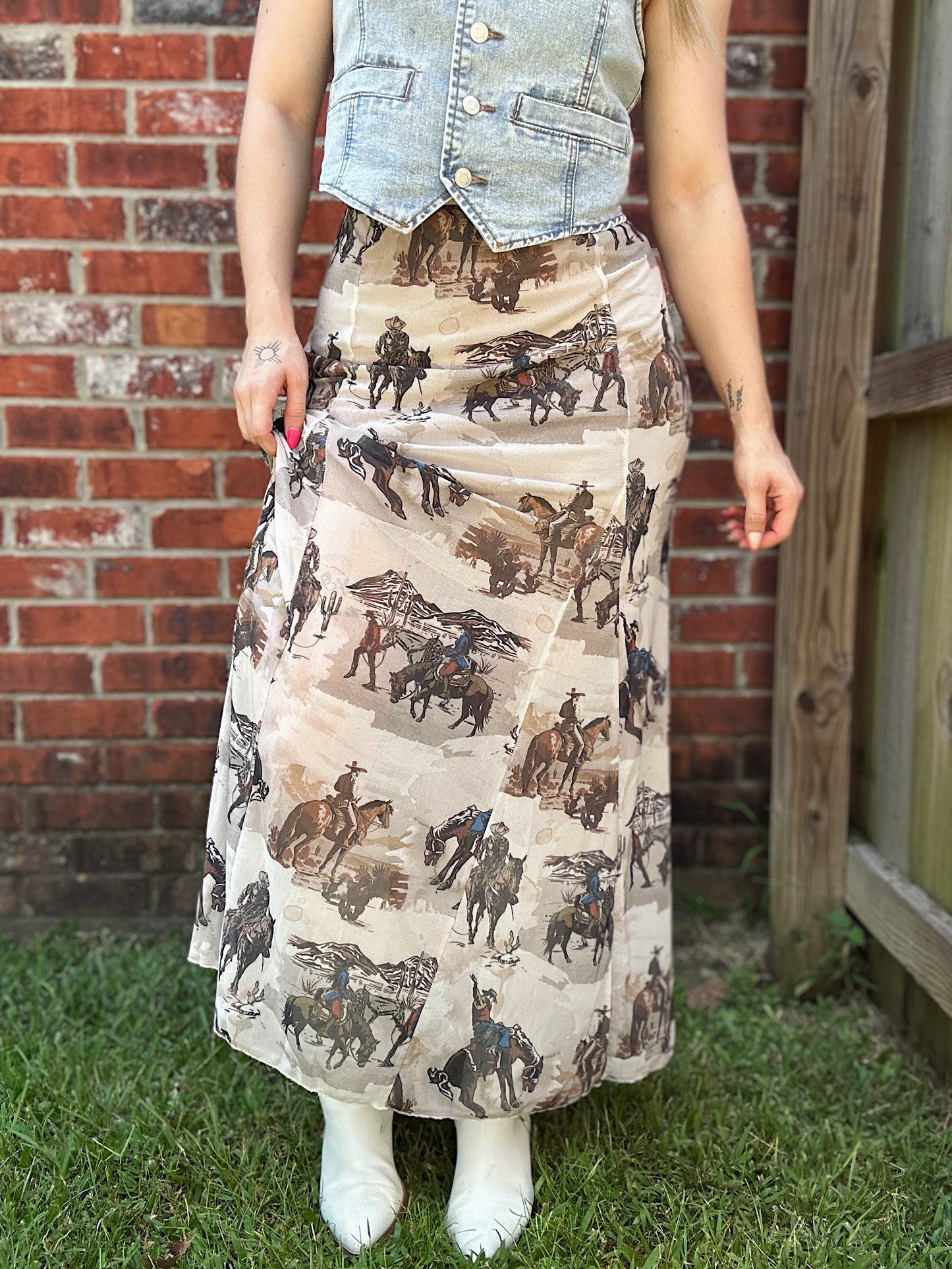 Wild West Maxi Skirt