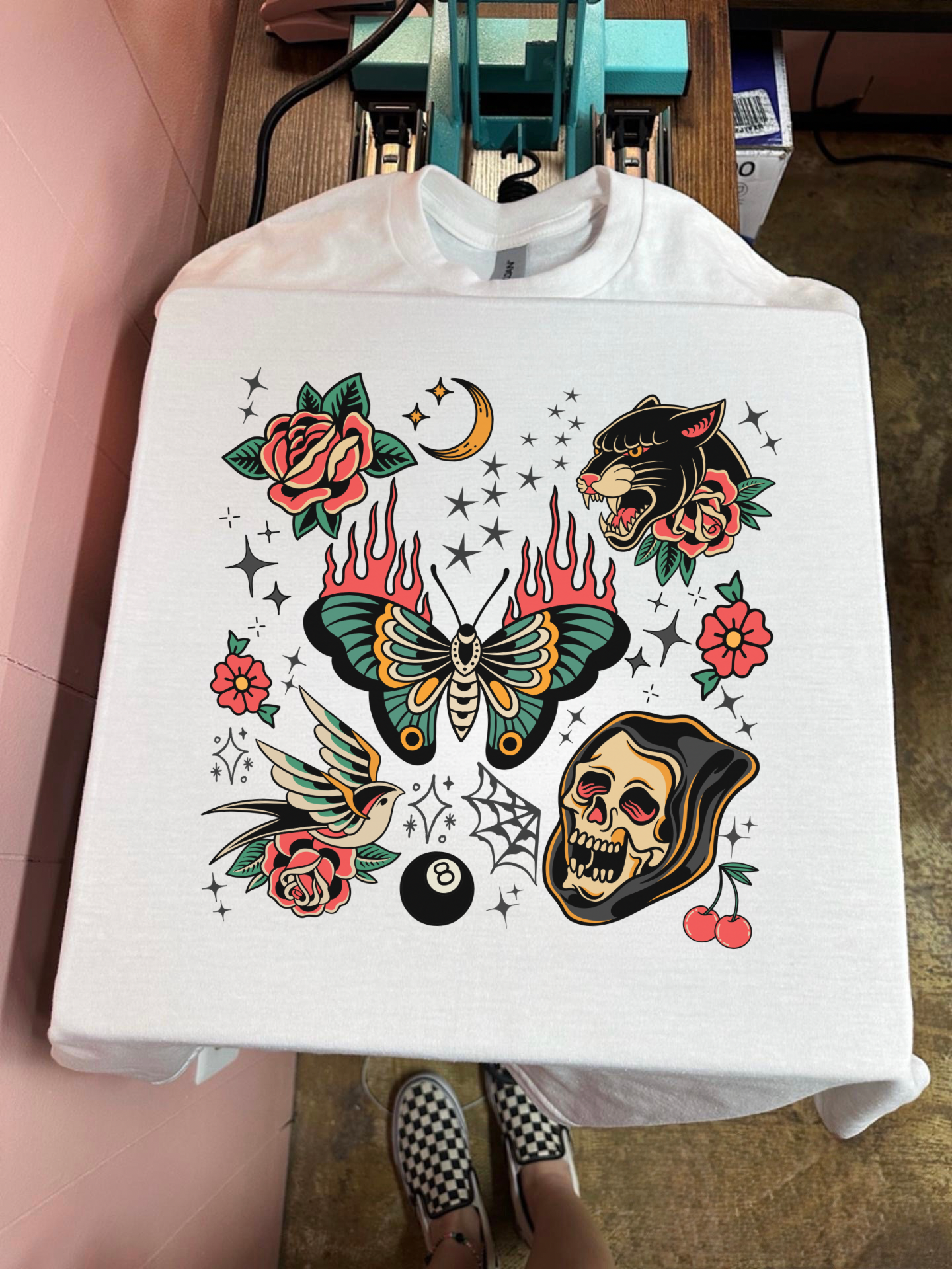 Trad Tattoo TEE or CREWNECK