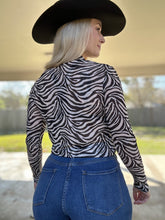 Load image into Gallery viewer, Cowgirl Safari Mesh Top
