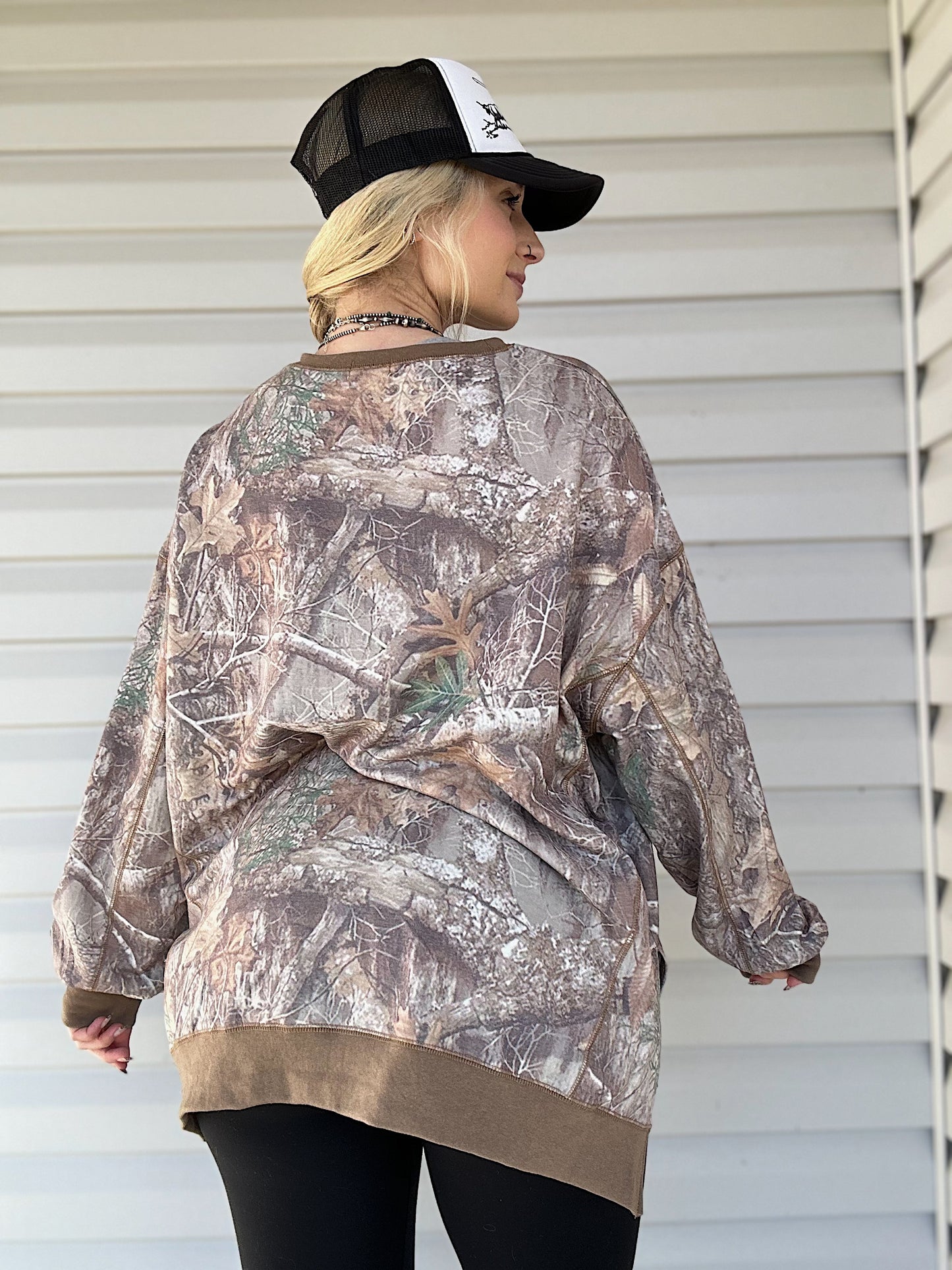 The Vintage Camo Top
