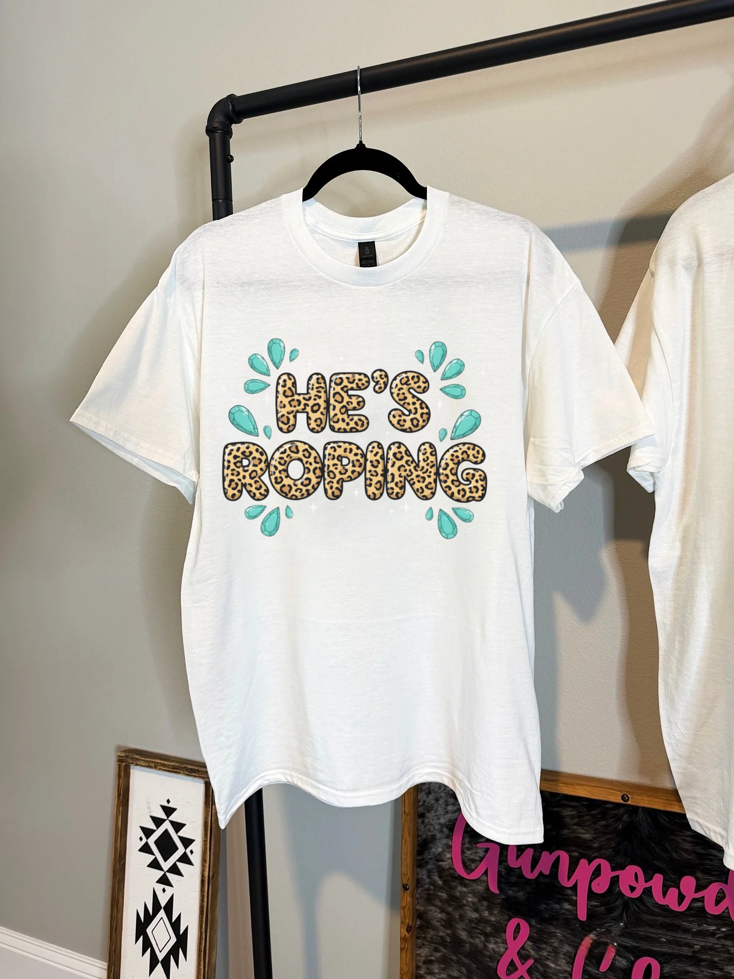 He’s Roping TEE or CREWNECK