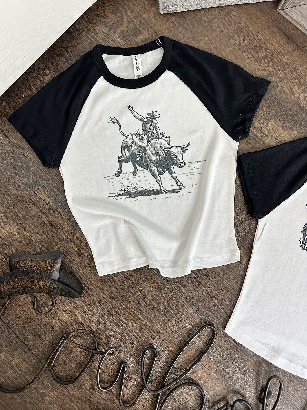 Vintage Bull Rider Baby Tee