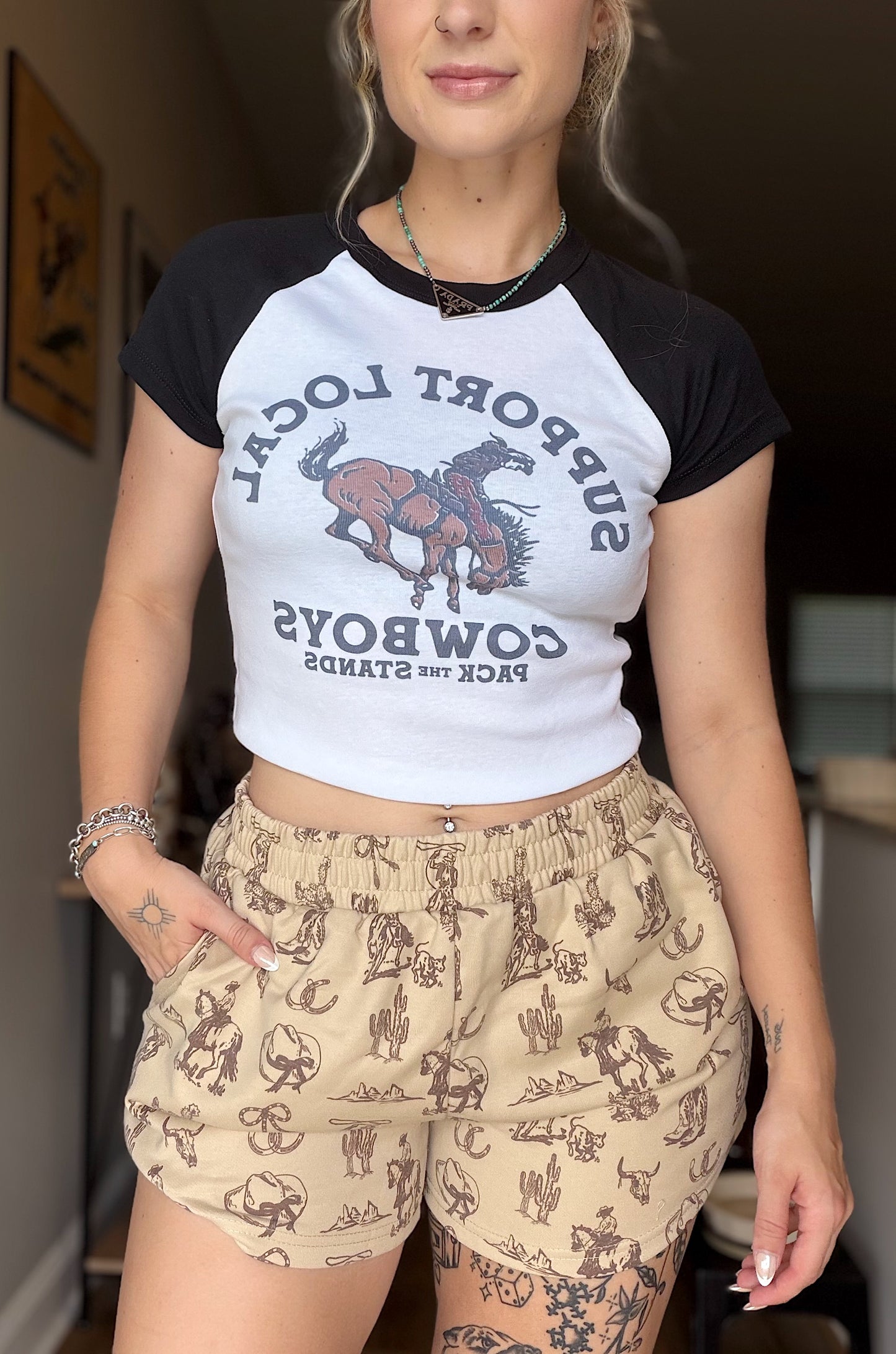 Cowboy Country Lounge Shorts