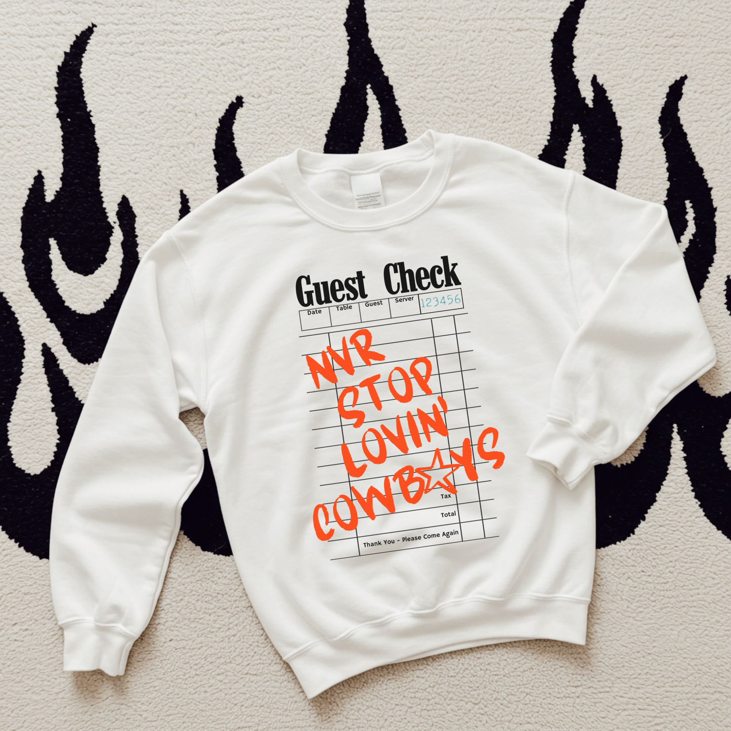 Nvr Stop Lovin’ Cowboys TEE or CREWNECK
