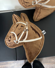 Load image into Gallery viewer, Show Pony Pillow (Brown)
