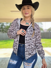 Load image into Gallery viewer, Rodeo Time Zip Up Hoodie
