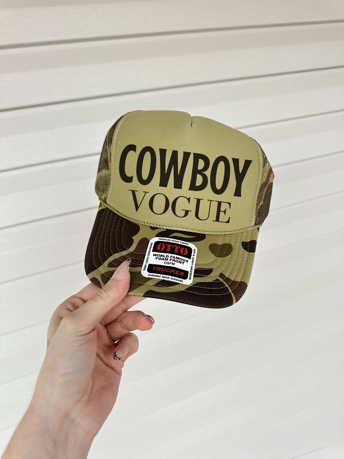 Cowboy Vogue Trucker Hat (Multiple Color Options)