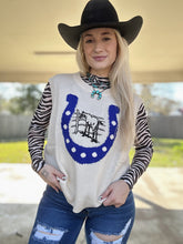 Load image into Gallery viewer, Cowgirl Safari Mesh Top
