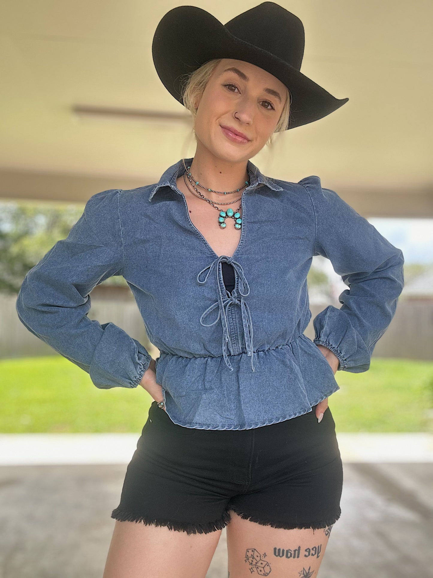 The Denim Long Sleeve