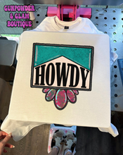 Load image into Gallery viewer, Howdy Jewel TEE or CREWNECK
