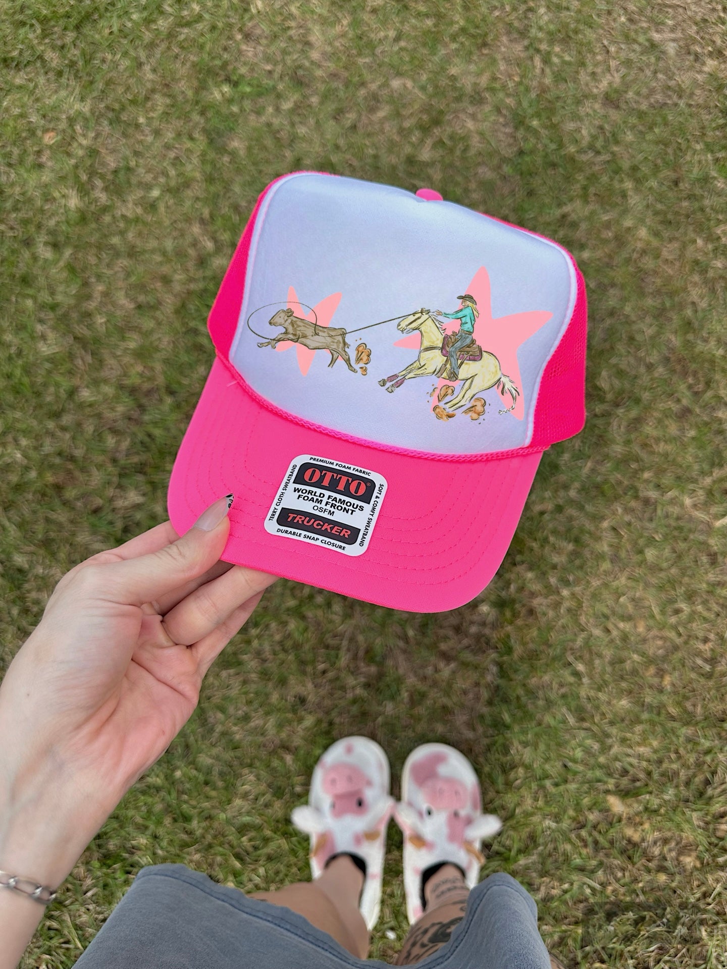 Cowgirl Roundup Trucker Hat (Multiple Color Options)