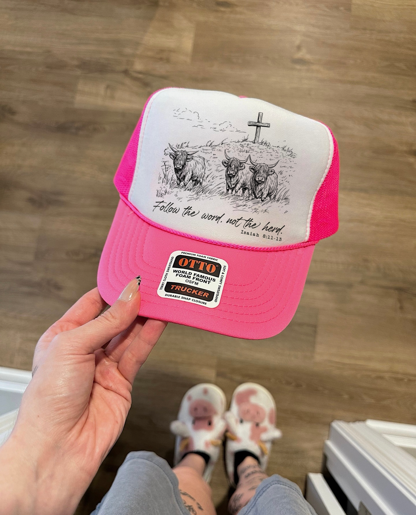 Follow The Word Trucker Hat (Multiple Color Options)