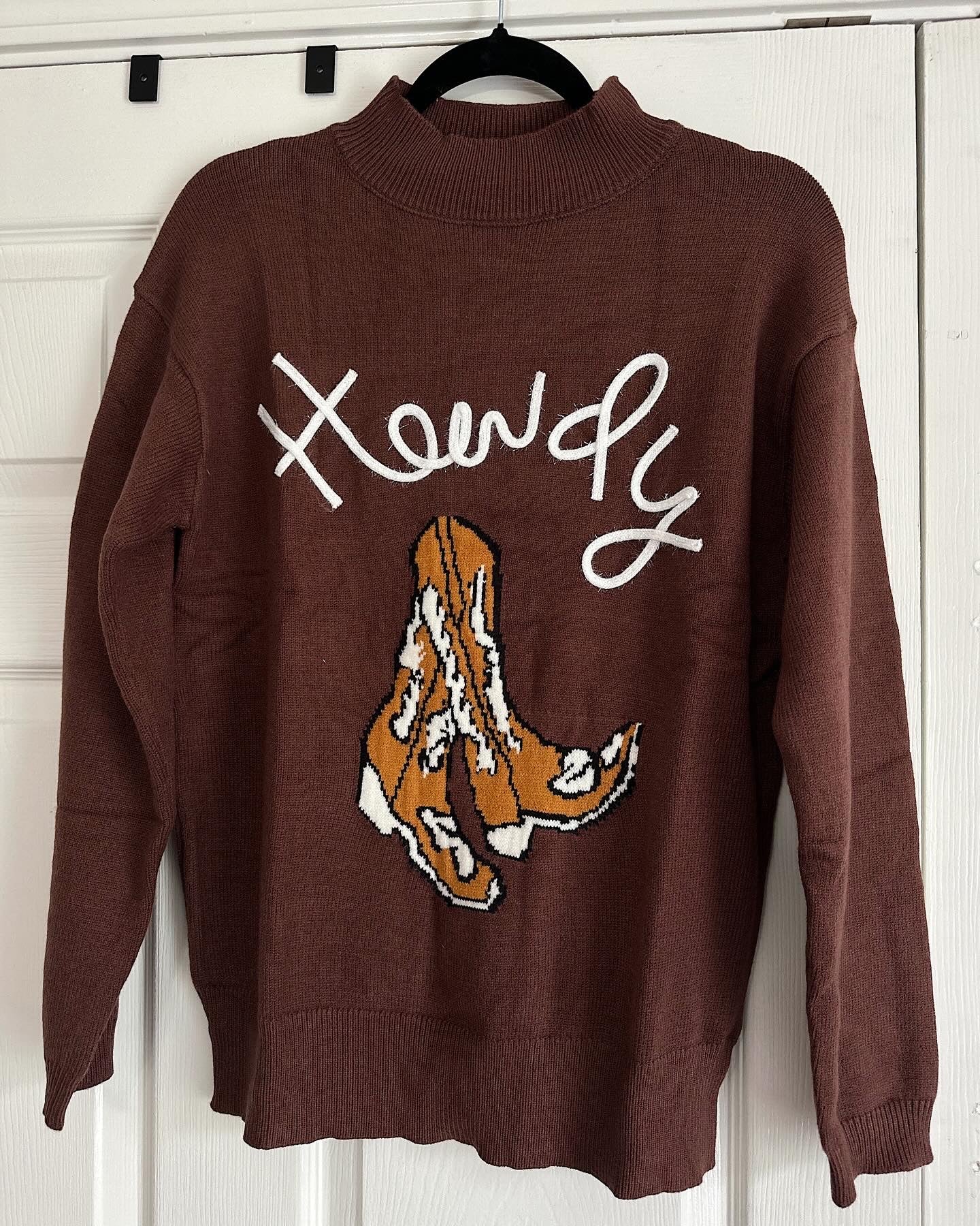 Howdy Sweater