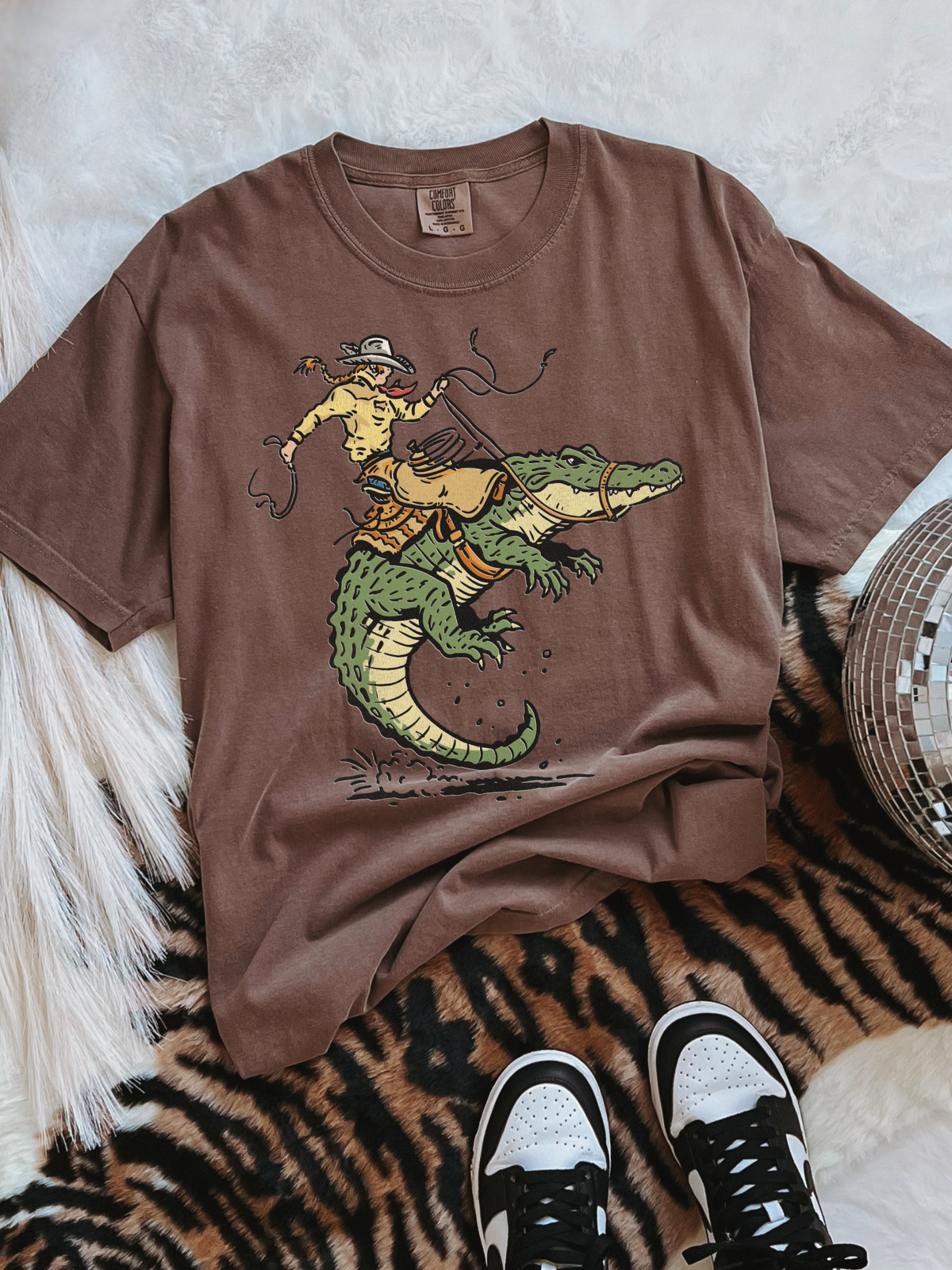 Alligator Cowboy COMFORT COLORS TEE