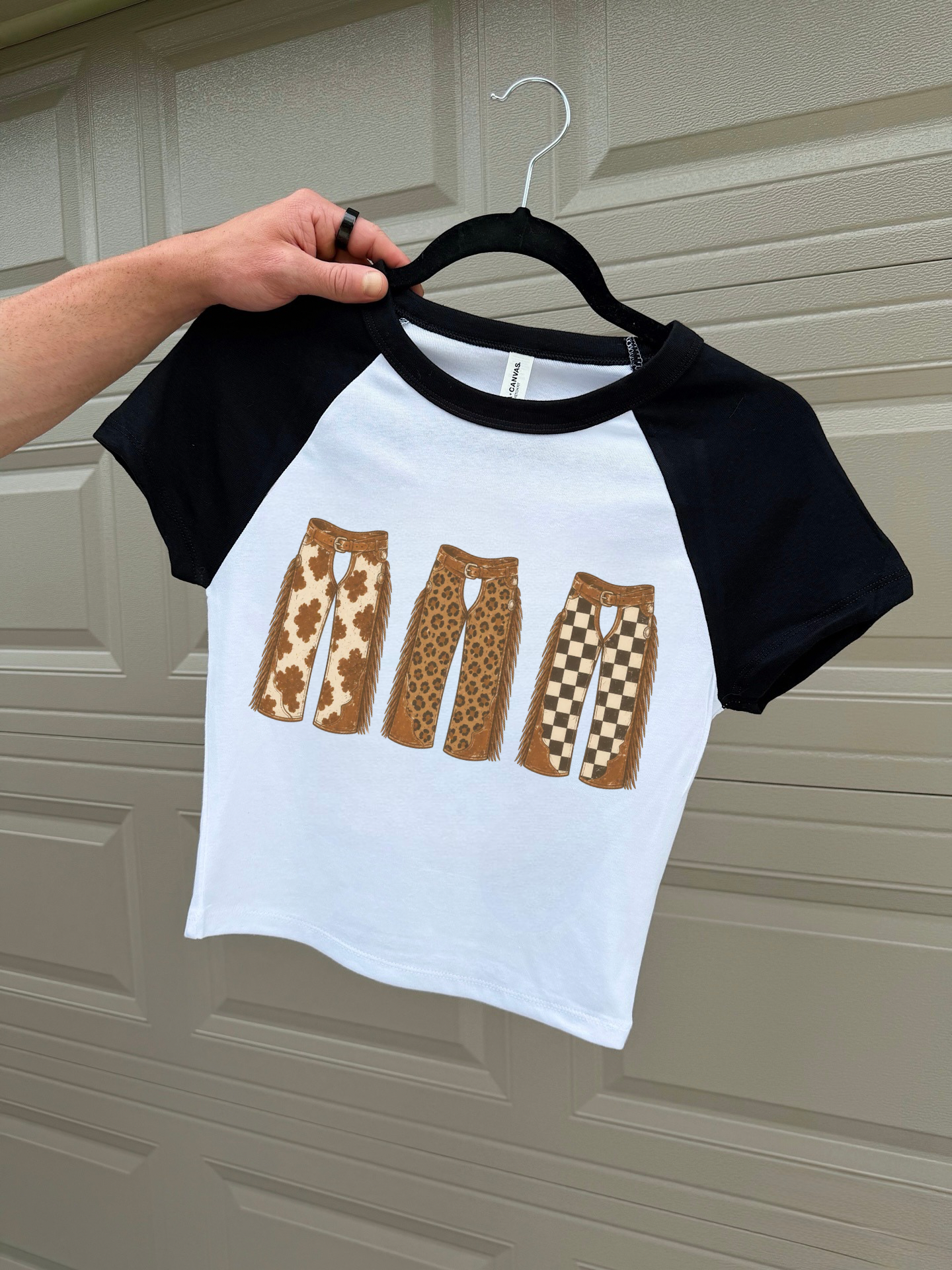 Triple Chaps Baby Tee