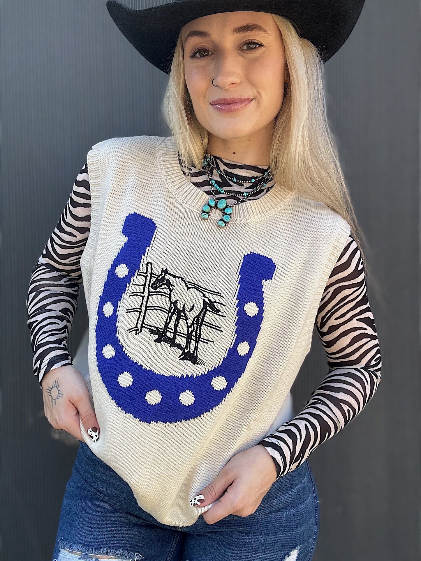 The Stay Lucky Sweater Vest