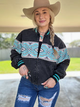 Load image into Gallery viewer, Retro Bomber (Turquoise)
