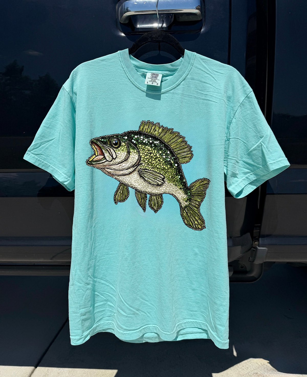 Faux Rhinestone Bass COMFORT COLORS TEE