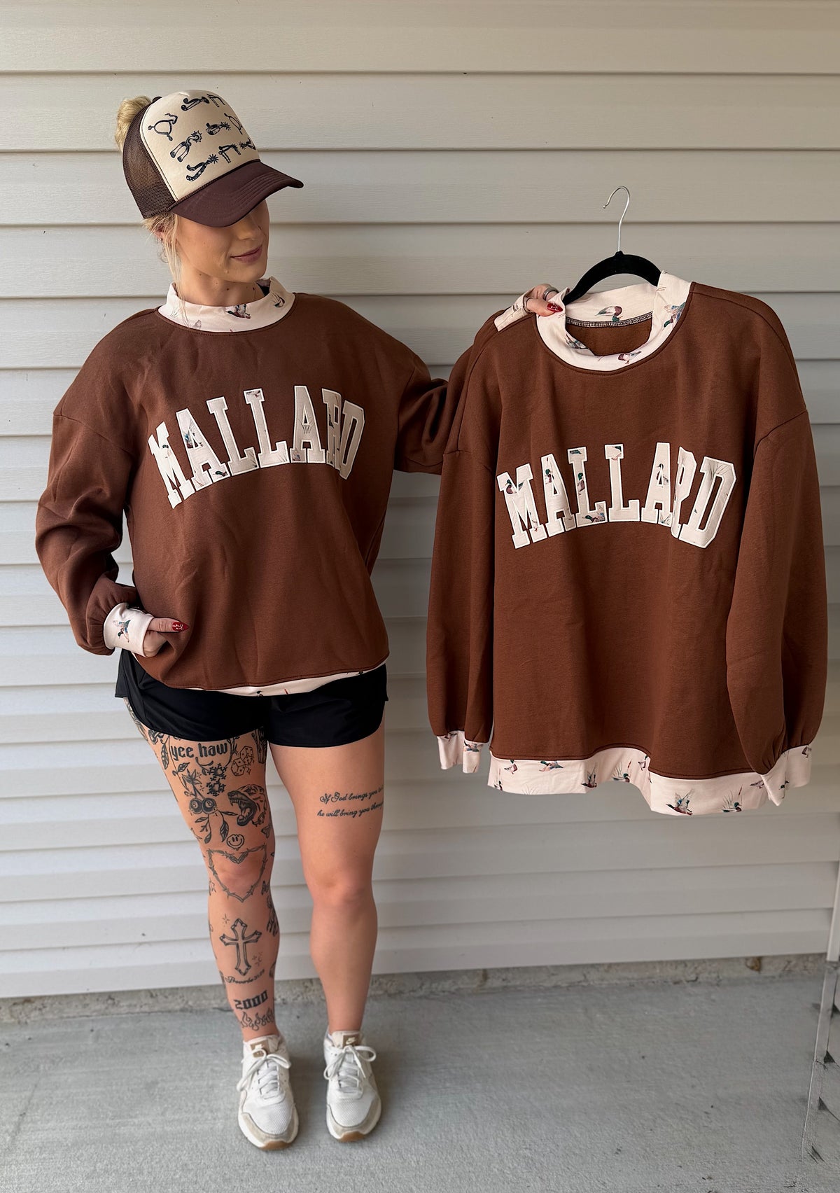 Mallard Mock Neck Sweatshirt