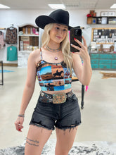 Load image into Gallery viewer, Western Collage Cropped Tank
