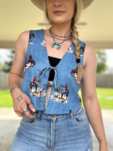 Load image into Gallery viewer, The Wranglin’ Cowboy Tie Vest
