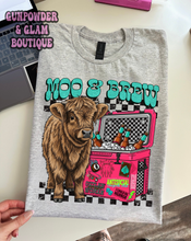 Load image into Gallery viewer, Moo &amp; Brew Tee or Crewneck
