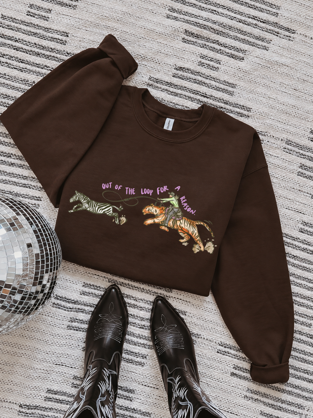 Out Of The Loop For A Reason Crewneck