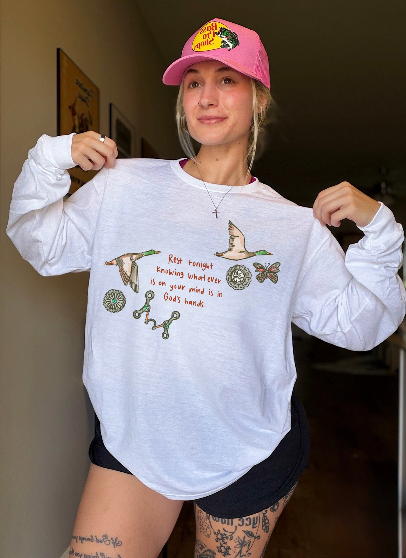 In God’s Hands Long Sleeve Tee