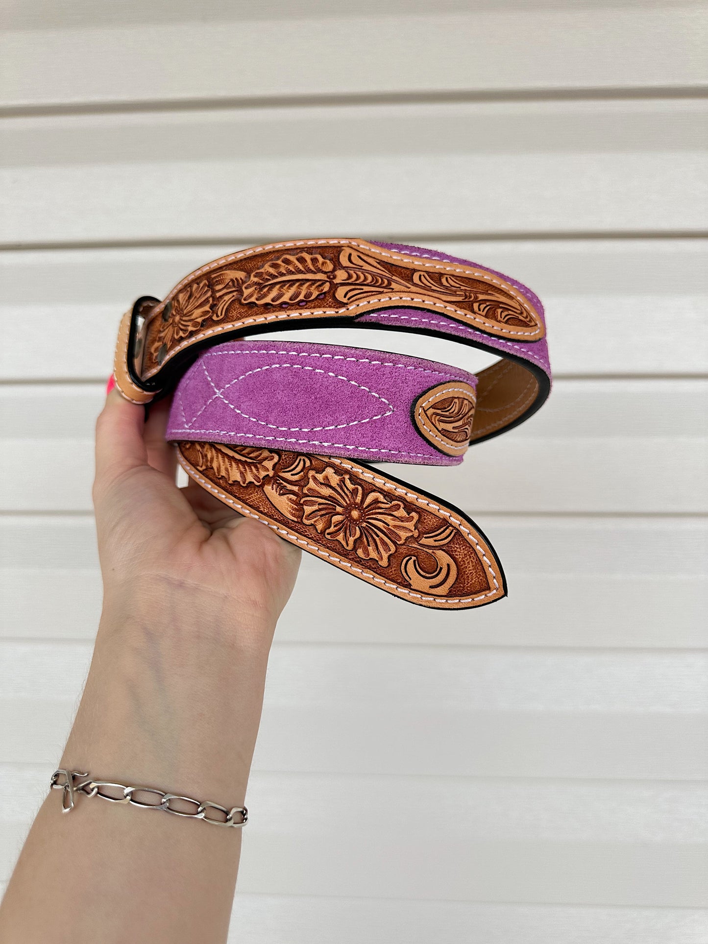 The Suede Belt (Pink)