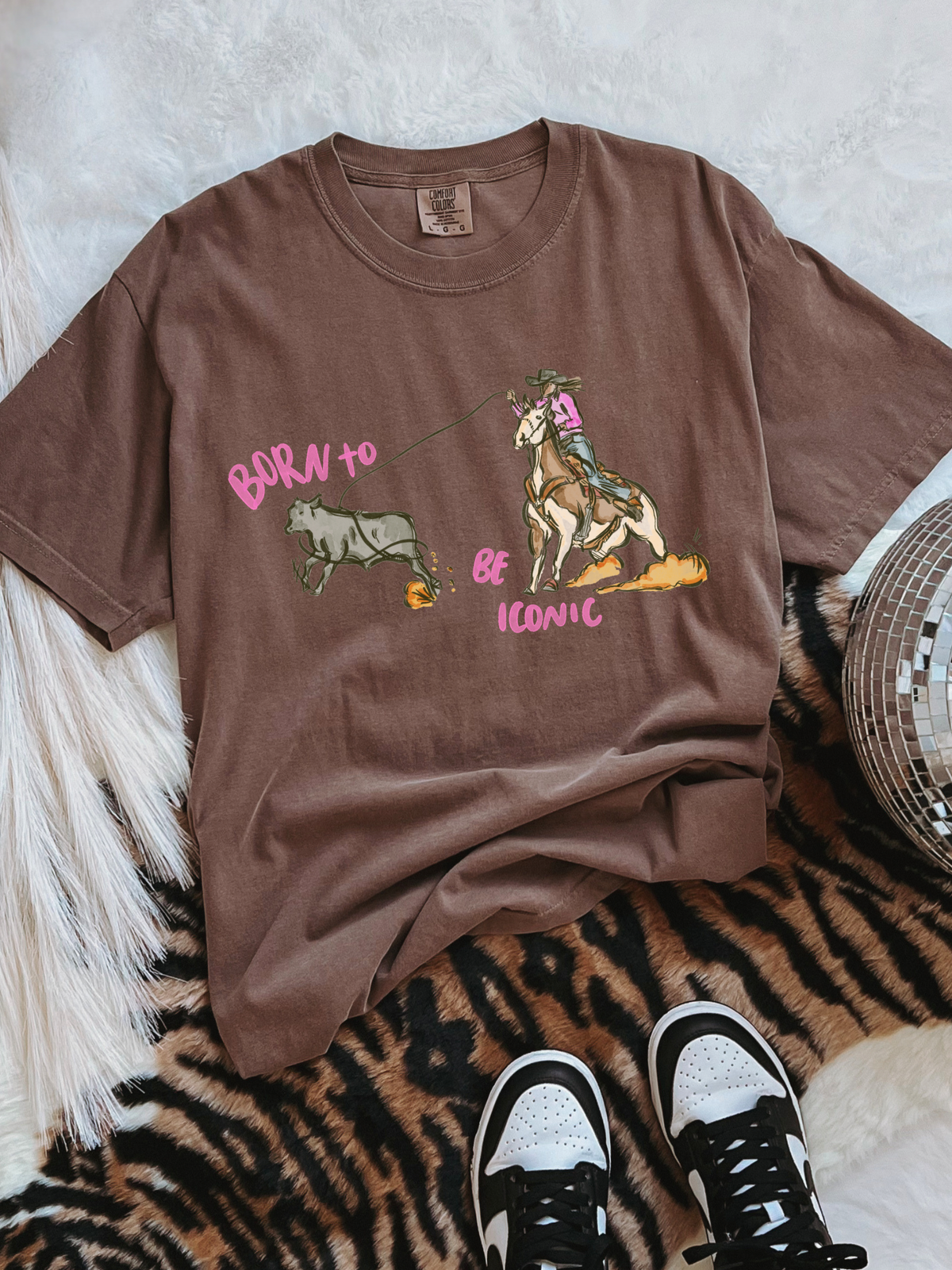Born To Be Iconic COMFORT COLORS TEE