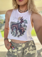 Load image into Gallery viewer, Wild Cowboy Cropped Tank
