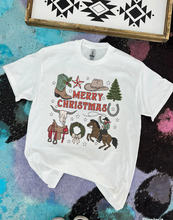 Load image into Gallery viewer, Wild West Christmas TEE or CREWNECK
