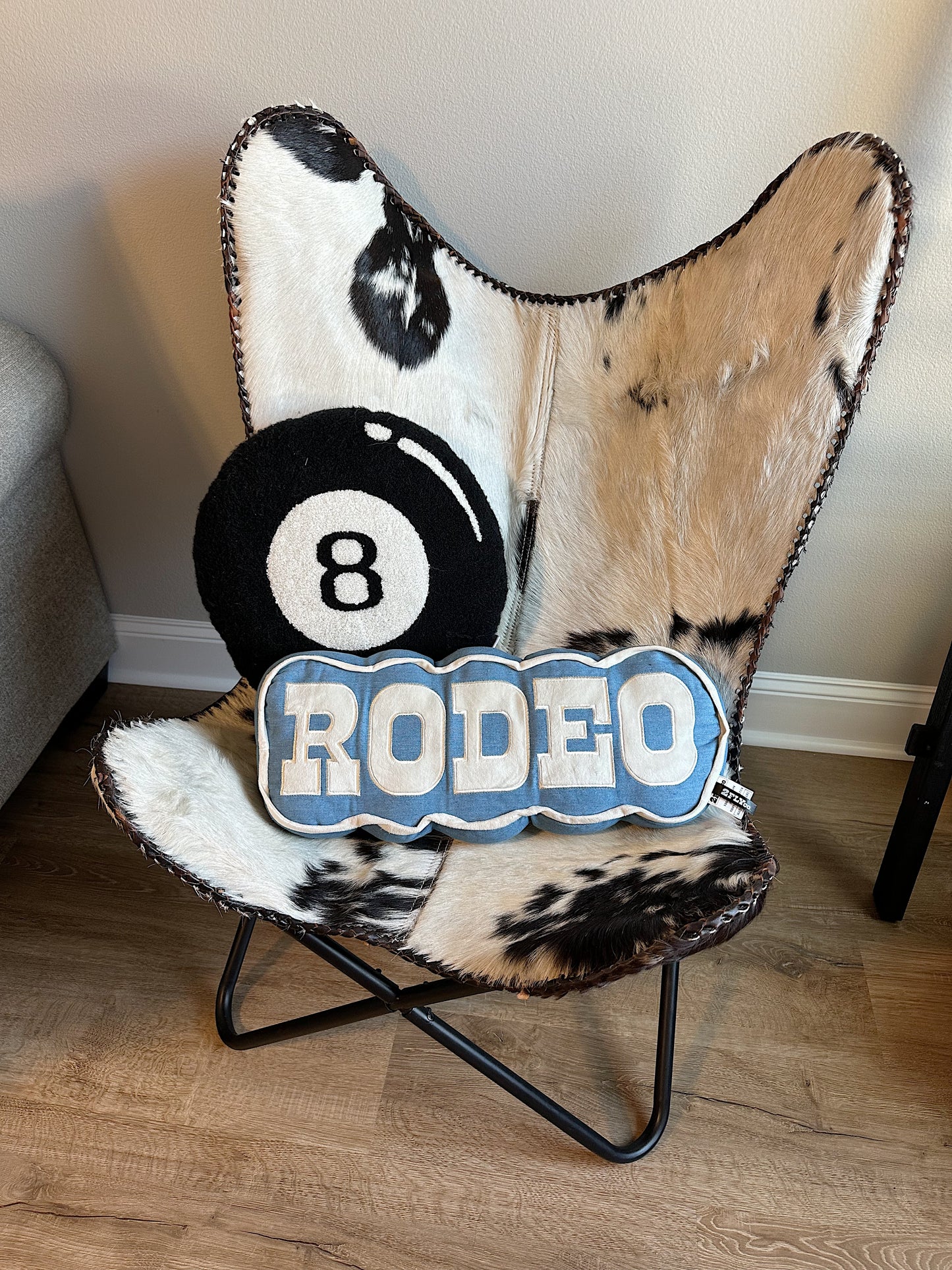 Rodeo Throw Pillow (Denim)