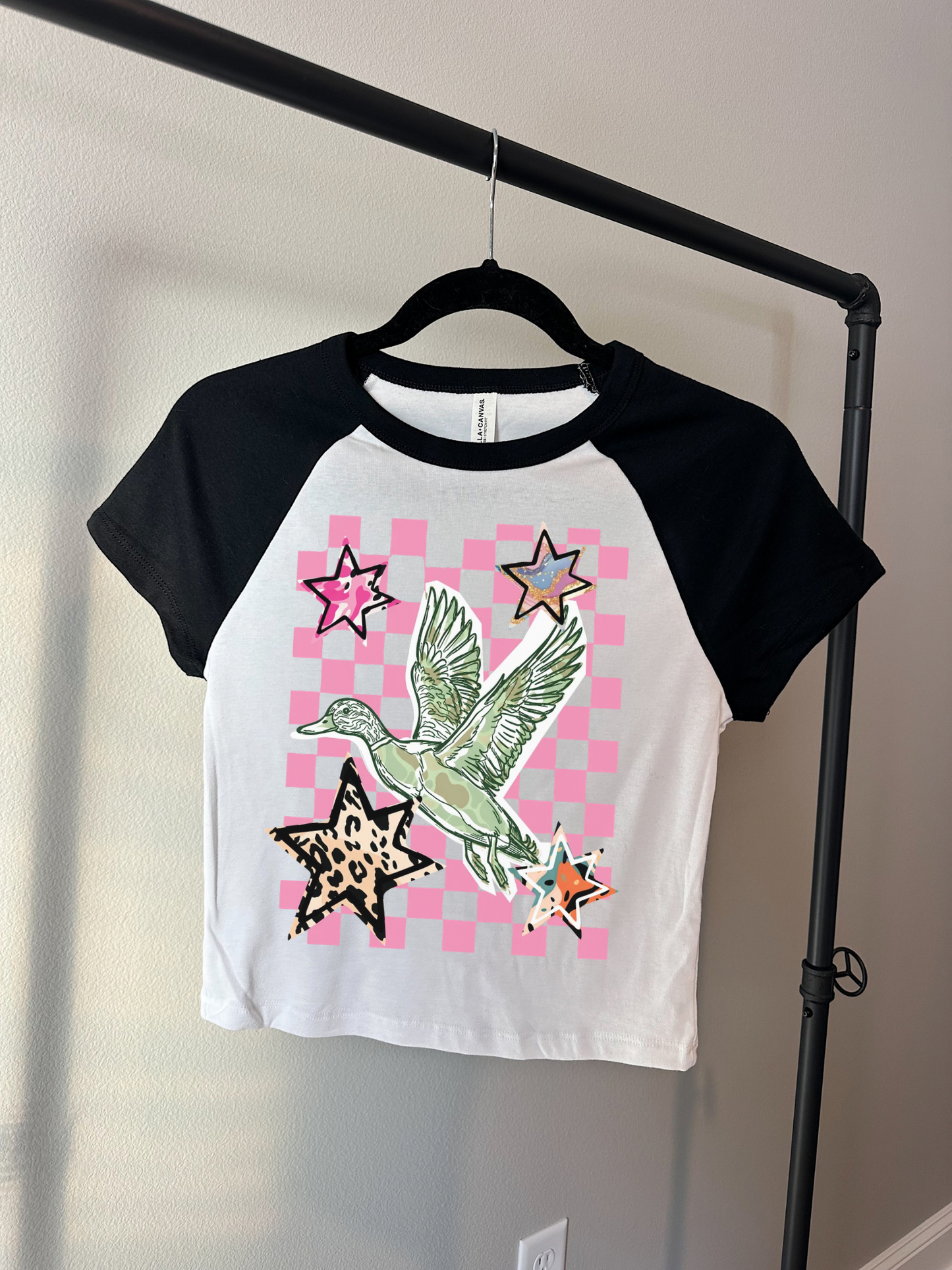Pink Skies & Duck Vibes Baby Tee