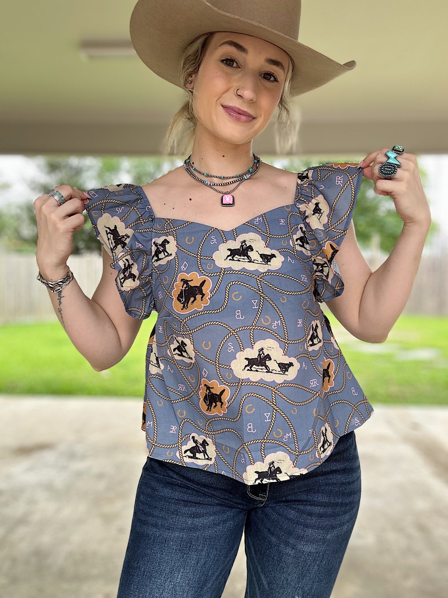 Lady Lasso Top