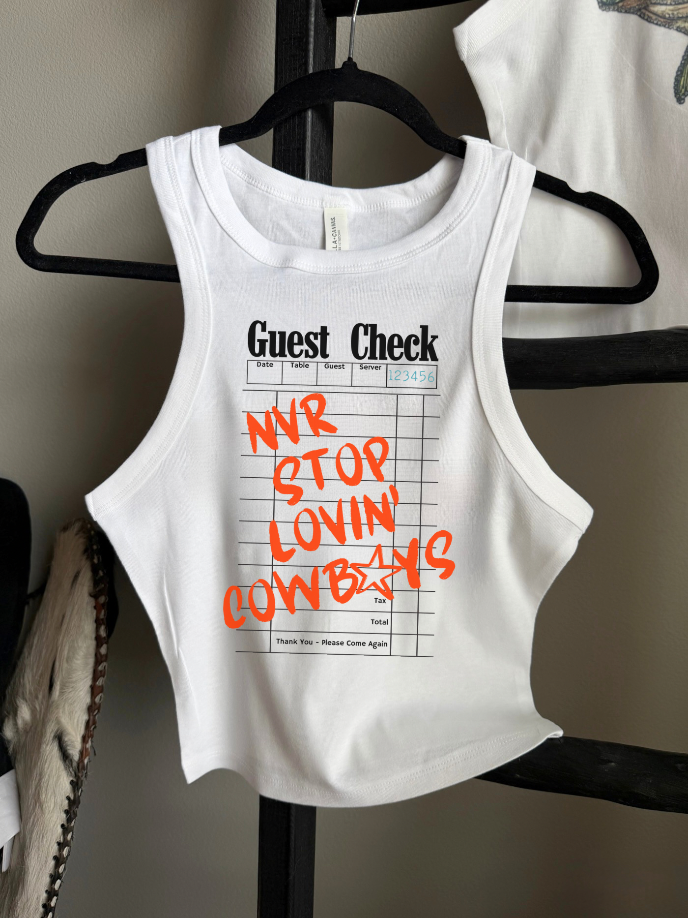 Nvr Stop Lovin’ Cowboys Cropped Tank