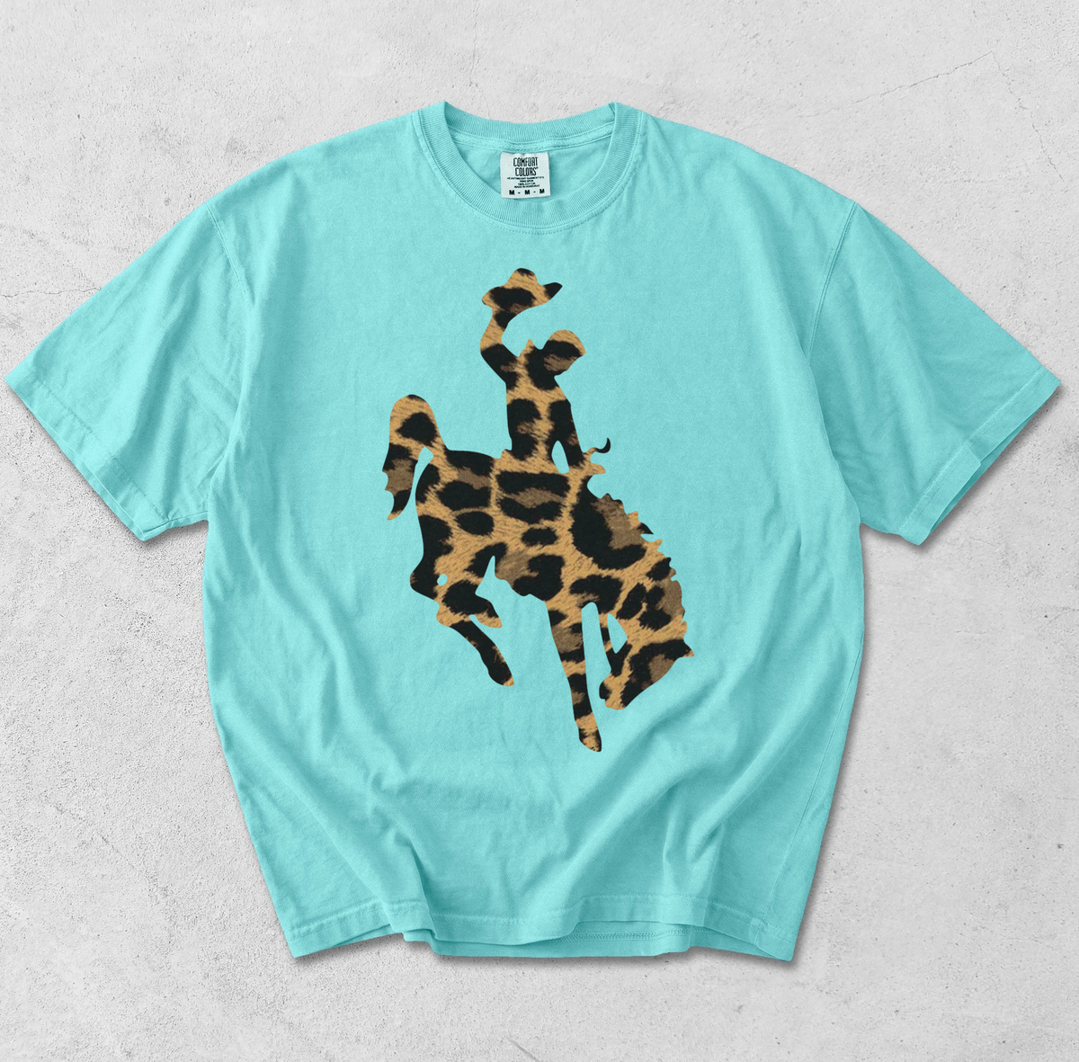 Leopard Cowboy COMFORT COLORS TEE