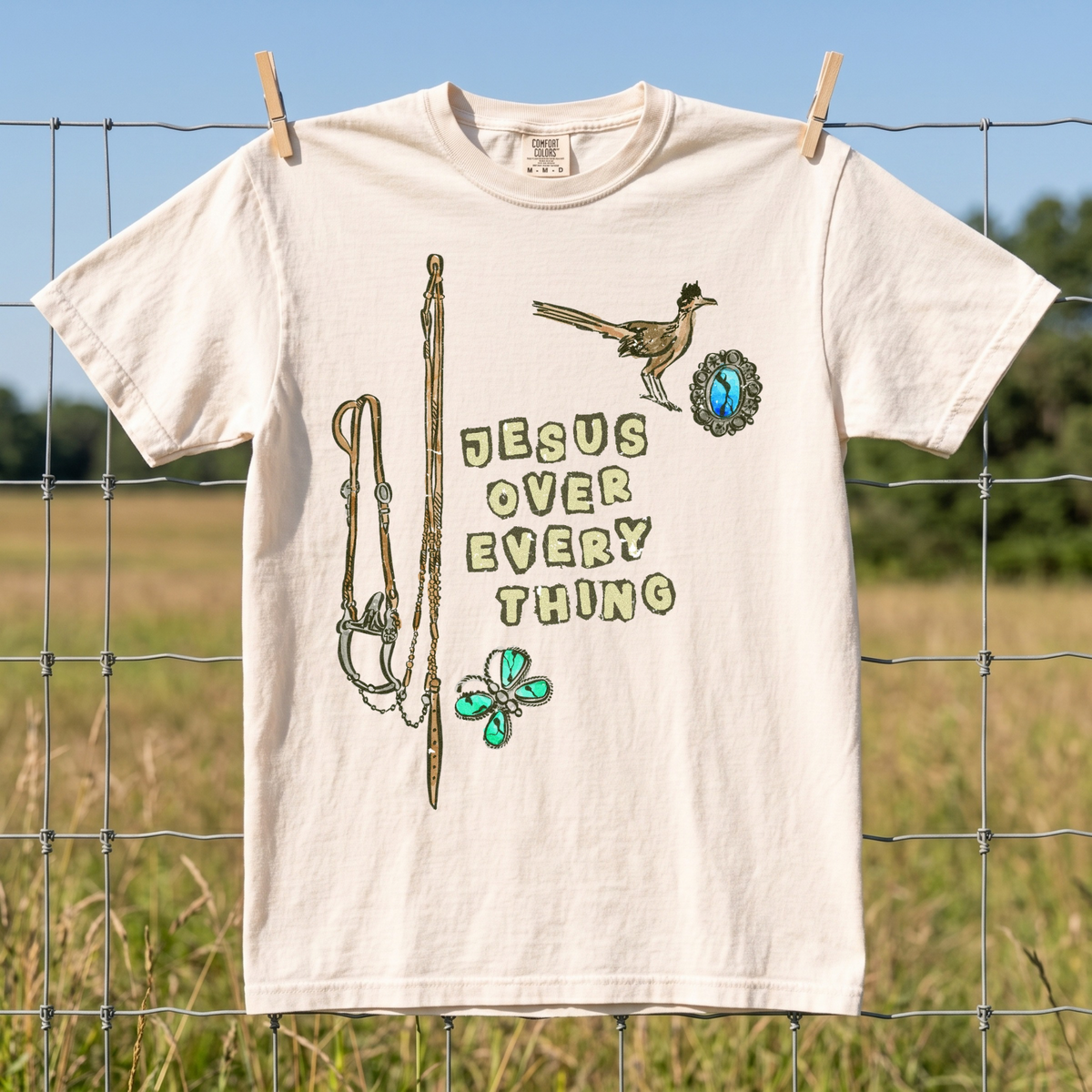Jesus Over Everything COMFORT COLORS TEE