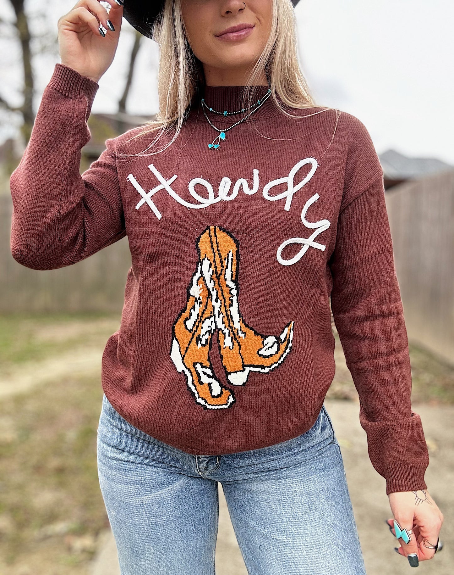 Howdy Sweater