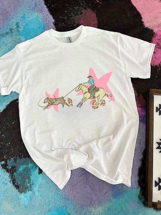 Cowgirl Roundup TEE or CREWNECK