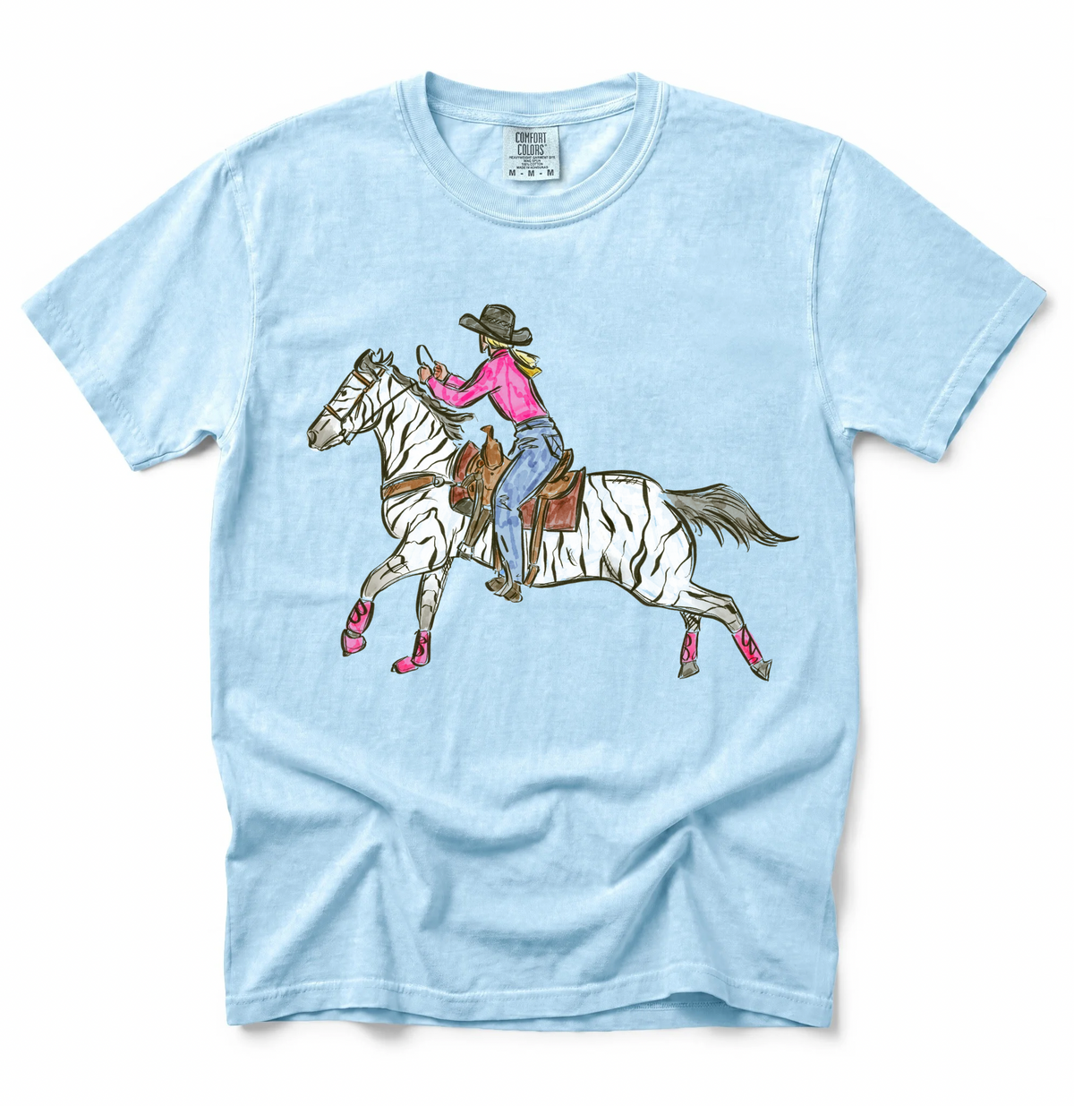 Cowgirl Chaos COMFORT COLORS TEE