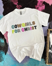 Load image into Gallery viewer, Cowgirls For Christ Tee or Crewneck
