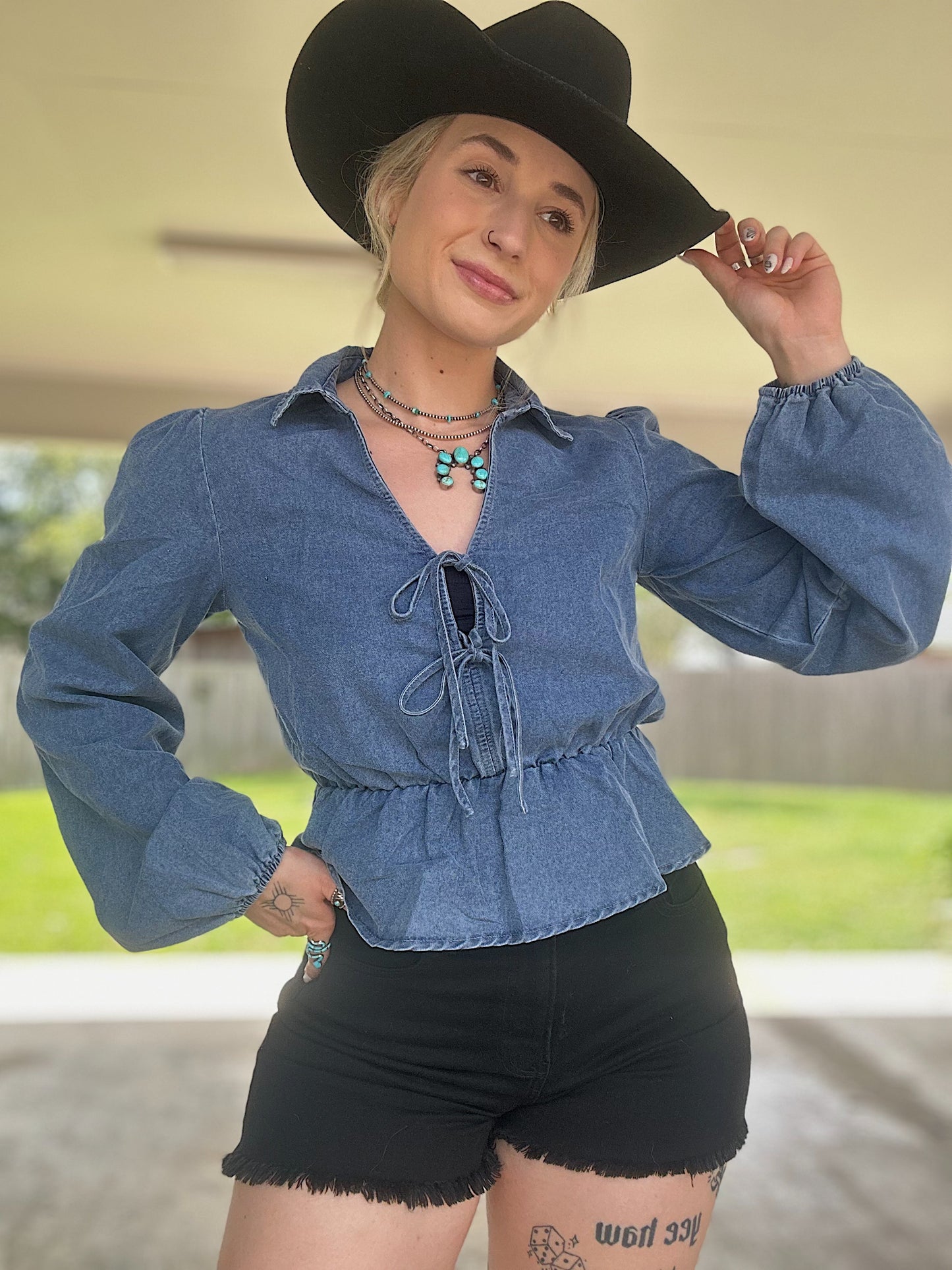 The Denim Long Sleeve