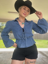 Load image into Gallery viewer, The Denim Long Sleeve
