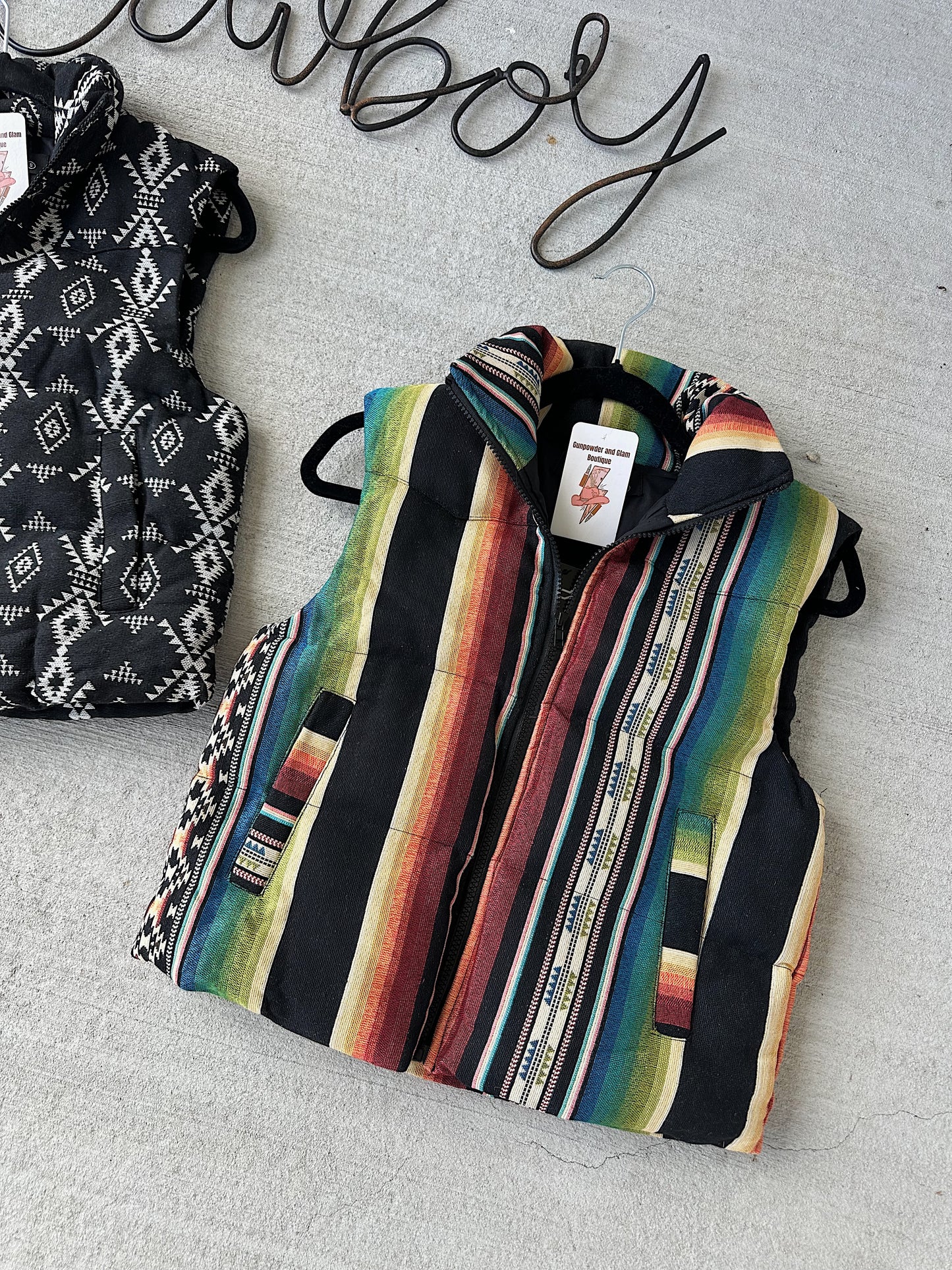 The Serape Puffer Vest